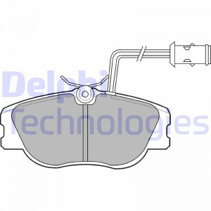 LP2178 колодки дисковые з.\ Audi A3, VW Golf, Skoda Yeti/Superb 1.2-3.2 08> LP2178 DELPHI