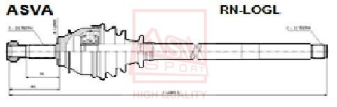 ШРУС НАРУЖНЫЙ 28x49x21 [12] RNLOGL RN-LOGL ASVA