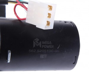 Мотор-редуктор стеклоочистителя ПАЗ-3205 левый 24V MEGAPOWER 37019013 MEGA POWER