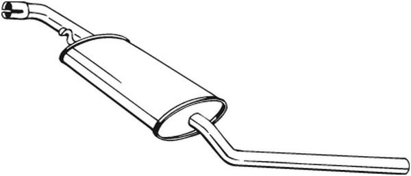 Глушитель VW Transporter (98-04) средняя часть BOSAL 281-475 BOSAL