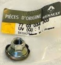 Гайка RENAULT Clio (05-) крепления глушителя OE 7703034303 RENAULT