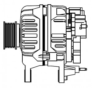Генератор для а/м VAG Octavia I (96-) 1.4i/1.6i 70A (LG 1819) LG1819 START VOLT