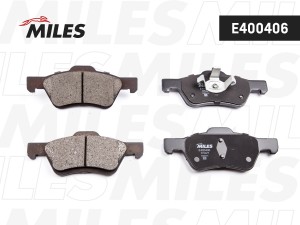 Колодки тормозные передние (без датчика) (Смесь Low-Metallic) FORD MAVERICK/MAZD E400406 MILES