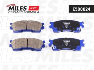 Колодки тормозные передние (Смесь CERAMIC серия PRO) KIA CLARUS 96-/RIO/SHUMA 00 E500024 MILES