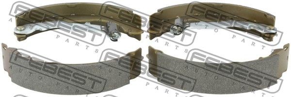 Колодки барабанные RENAULT DUSTER 2011- 2402-DUSTR 2402-DUSTR FEBEST