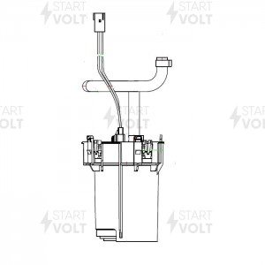 Модуль топл. насоса для а/м Opel Astra G (98-)/Vectra B (95-) 1.6i/1.8i/2.0i (SF SFM 0702 START VOLT