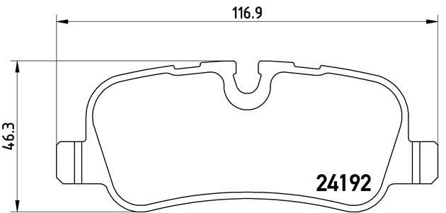 Колодки тормозные P44013 P44013 BREMBO