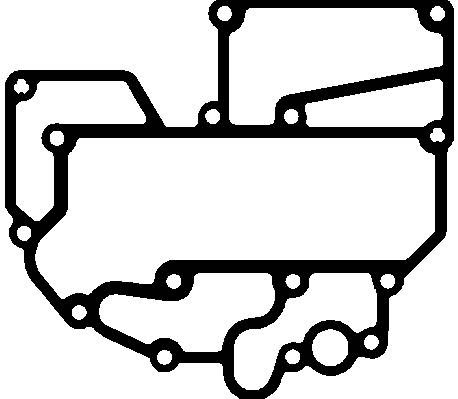 прокладка масляного радиатора ! \ MAN TGA D2066/D2676 021.272 ELRING