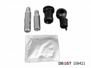 КОМПЛЕКТ НАПРАВЛЯЮЩИХ ТОРМОЗНОГО СУППОРТА ПЕРЕДНЕГО (НАПРАВЛЯЮЩАЯ O 14MM). ПРИМЕ 108421 DEQST