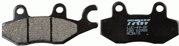Колодки дисковые MCB615 MCB615 TRW LUCAS