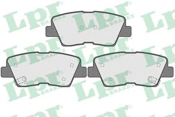 Комплект тормозных колодок 05P1558 05P1558 LPR