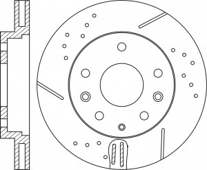 Диск тормозной MAZDA 6 (02-07) (2.0/2.3) передний (1шт.) NIBK RN1195DSET NIBK