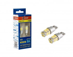 Лампа светодиодная 12V W5W T10 W2.1x9.5d 210Lm бесцокольная блистер (2шт.) XENIT 1009570 XENITE