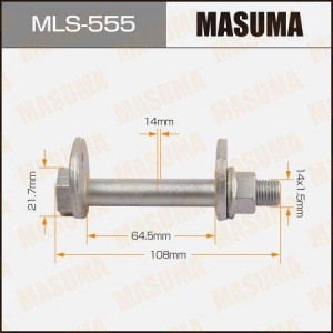 болт-эксцентрик! к-кт с шайбой и гайкой\ Toyota MLS-555 MASUMA