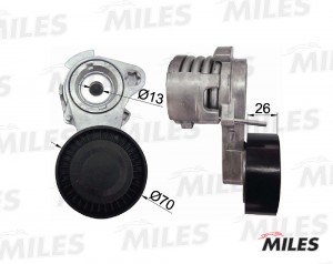 Натяжитель ремня приводного BWM X5/E60/E65/E90 N52/53 AG00309 AG00309 MILES