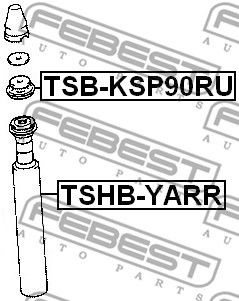Пыльник амортизатора TSHB-YARR TSHB-YARR FEBEST