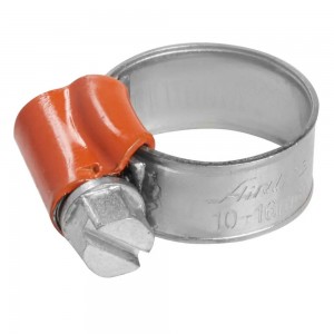 Хомут на патрубки AIRLINE червячный 10-16 мм (усиленный)  10шт AHC-S-03 AIRLINE
