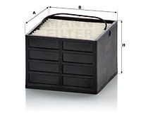 Фильтр топливный грубой очистки 76x76x54; MAN TRUCK L2000 + L2000 Evolution (94- PU 89 MANN FILTER