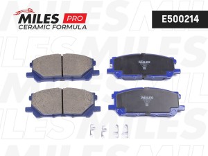 Колодки тормозные передние (Смесь CERAMIC серия PRO) LEXUS RX300/RX330/RX350 030 E500214 MILES