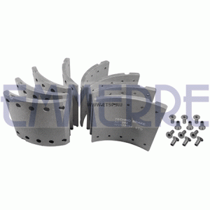 Накладки тормозные 19094 std с заклёпками AC1394 EMMERRE