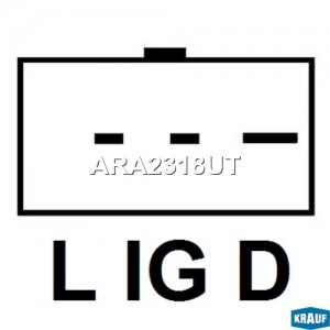 регулятор напряжения!\ Daewoo Nexia 95-16 ARA2318UT KRAUF