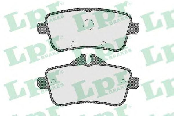 Колодки тормозные дисковые 05P1805 05P1805 LPR