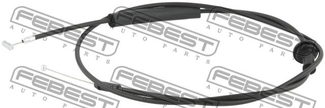 Тросик привода открывания замка капота HYUNDAI GETZ 2002- 12101-TBL 12101-TBL FEBEST