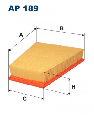 Фильтр воздушный SKODA Fabia (00-) FILTRON AP189 FILTRON