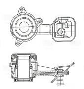 Муфта выкл. сцеп. Ford Focus I (98-) (КПП MTX75) (гидравл.) (CT 1012) CT1012 TRIALLI