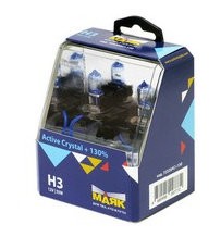 Лампа галогенная H3 12V 55W "Маяк" Active Crystal (+130%) (2 шт.) 72320AC+130 MAYAK