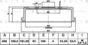 RENAULT CLIO / R19 / SUPER 5 BT0121 BLITZ