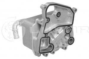 Радиатор масл. в сборе с фланцем для а/м VW Touareg II (10-)/Audi A6 (11-) 3.0TD LOC1839 LUZAR