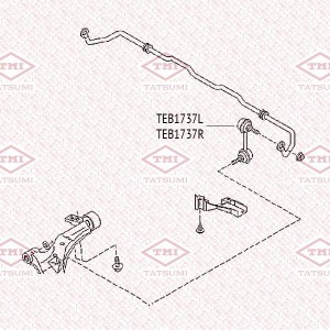 NISSAN PRIMERA P12E (2002>) TEB1737L TATSUMI