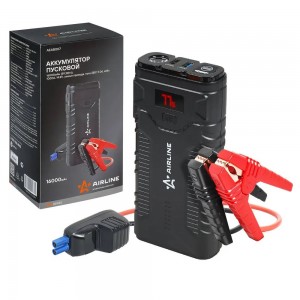 Аккумулятор пусковой 16000мАч (59.2Втч), 1000А, 14.8V, умные провода, пуск ДВС 5 AEAB007 AIRLINE
