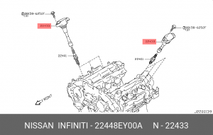 КАТУШКА ЗАЖИГАНИЯ 22448-EY00A 22448-EY00A NISSAN