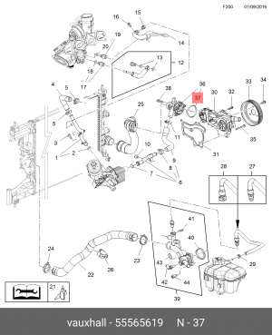 OPEL ASTRA J (2010>) 55565619 GENERAL MOTORS