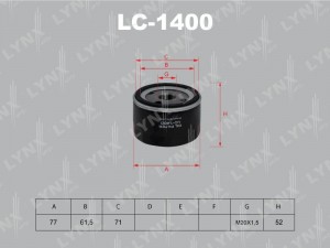 RENAULT LOGAN II (2014>) LC-1400 LYNXAUTO