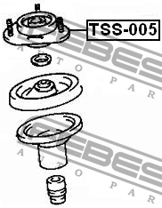 Опора амортизатора TSS-005 TSS-005 FEBEST