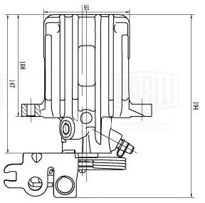 Суппорт торм. для а/м VW Caddy 04- зад. прав. d41мм CF002155 CF002155 TRIALLI