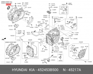 УПЛОТНИТЕЛЬНОЕ КОЛЬЦО АКПП 452453B500 HYUNDAI KIA