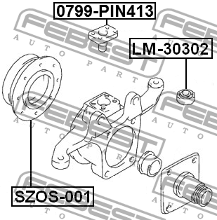 SUZUKI JIMNY FJ (1998>) LM-30302 FEBEST