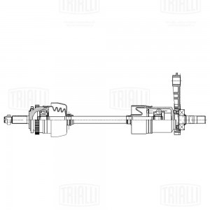 Привод для а/м ВАЗ 21214 (передний, правый) н/о под АБС с кроншт. "TRIALLI" AR855 TRIALLI