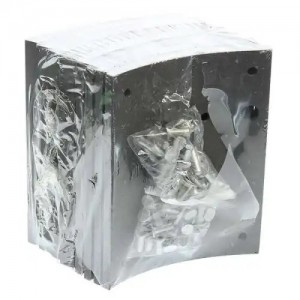 Накладка тормозной колодки МАЗ-5440 MAN MERCEDES (410x223) стандарт 64 отв. 8x18 350-33-039 MEGA POWER