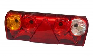 фонарь задний! EUROPOINT II 024 б/л левый, желтый поворот, под провод Schmitz U024-00L TEH AVTO SVET