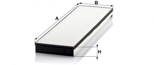 Фильтр салона ATEGO CU 5877 MANN FILTER
