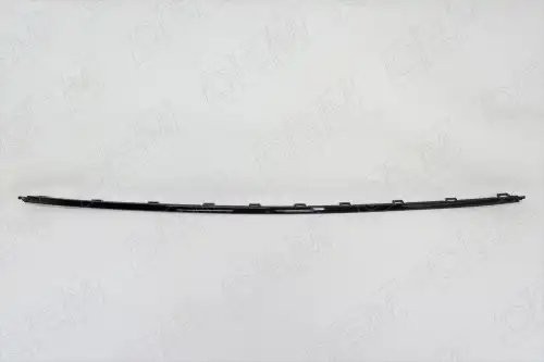 Молдинг бампера заднего центральный Volkswagen Polo sedan 5 2015-2020, черный OEM3722 OEMPARTS