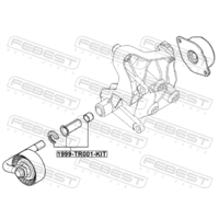 КОМПЛЕКТ ВТУЛОК НАТЯЖИТЕЛЯ РЕМНЯ 1999-TR001-KIT 1999TR001KIT FEBEST