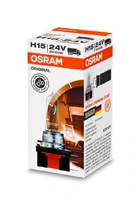 Лампа г/с H15 (20/60W) PGJ23T-1 24V 64177 4008321536556 64177 OSRAM