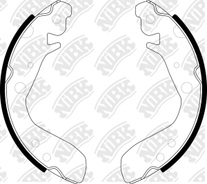 Колодки тормозные HONDA City (03-04),Jazz (02-08) задние барабанные (4шт.) NIBK FN5534 NIBK