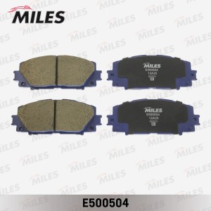 Колодки тормозные передние (без ABS) (Смесь CERAMIC серия PRO) TOYOTA YARIS 06-  E500504 MILES